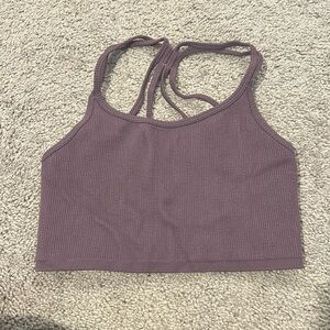 Forever 21 purple sports bra